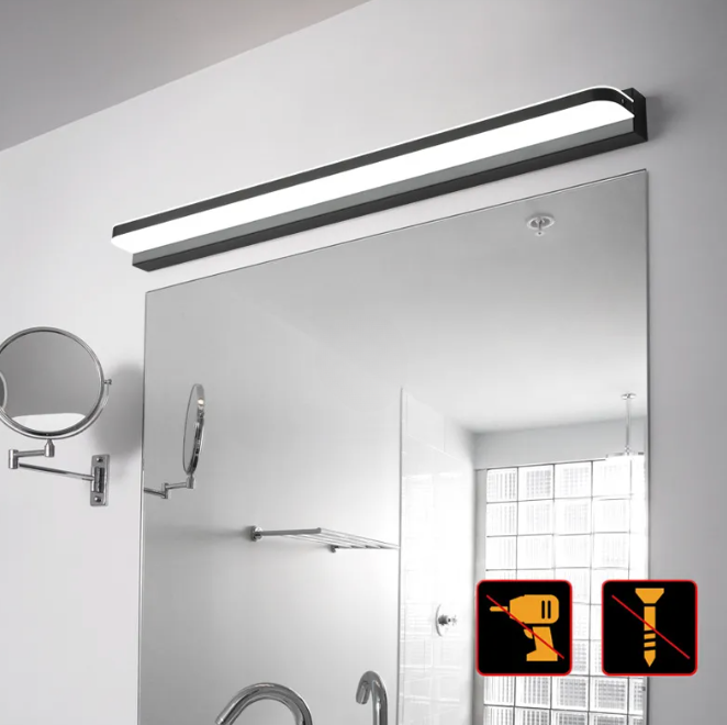 Modern LED badrumslampa, enkel design