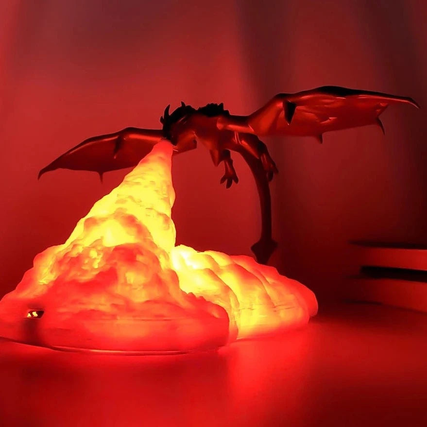 Sänglampa - Dragon Fire