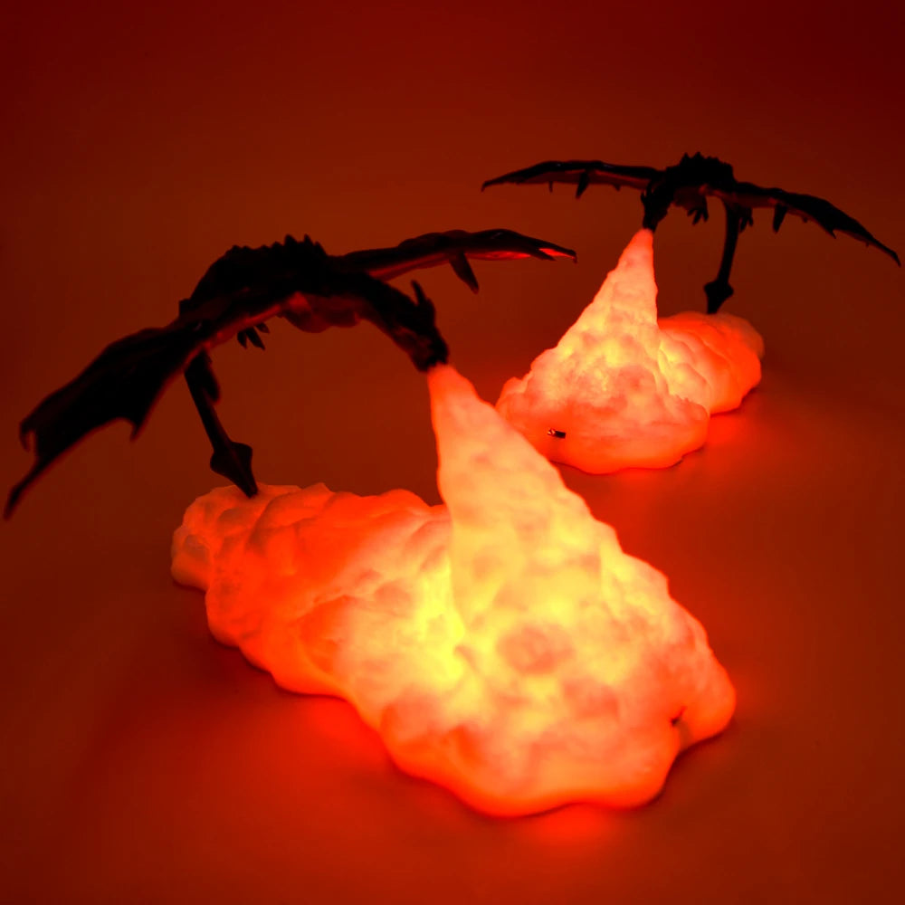 Sänglampa - Dragon Fire