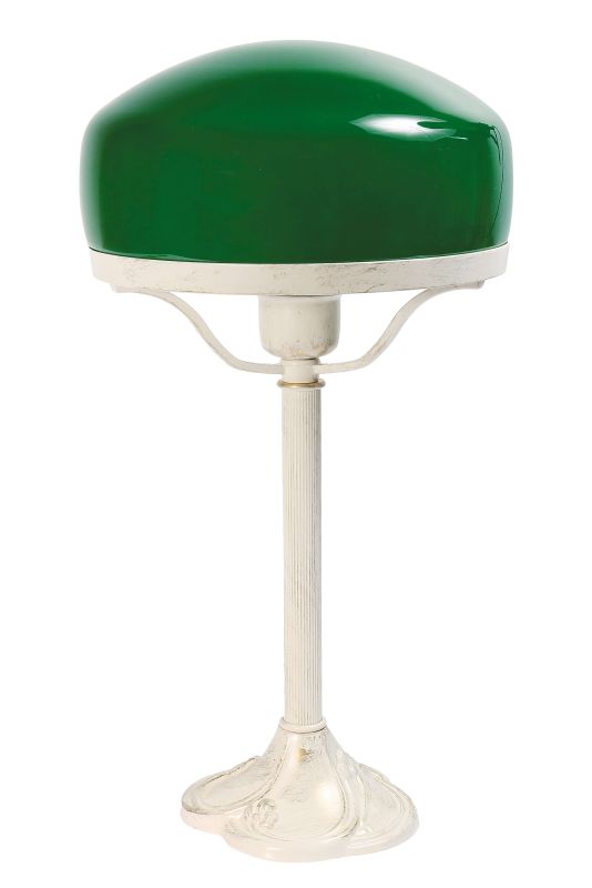 Grön och vit svamplampa - Aten