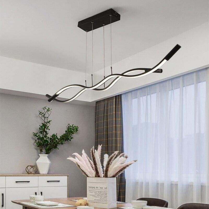 Suspension Luminaire Design - Moderna - 1 Ligne / Noir