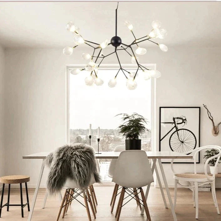 Suspension Luminaire Design Moderne - Noir